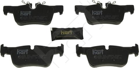 Hart 256 952 - Гальмівні колодки, дискові гальма autozip.com.ua