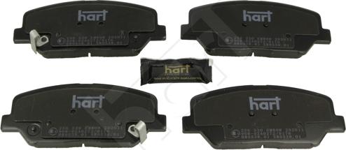 Hart 256 530 - Гальмівні колодки, дискові гальма autozip.com.ua