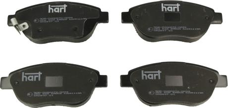 Hart 256 528 - Гальмівні колодки, дискові гальма autozip.com.ua