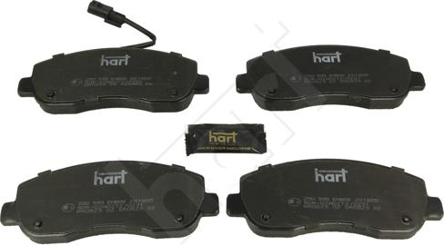 Hart 250 595 - Гальмівні колодки, дискові гальма autozip.com.ua