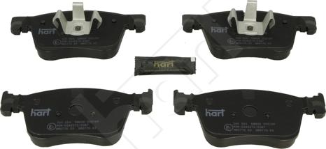 Hart 260 554 - Гальмівні колодки, дискові гальма autozip.com.ua