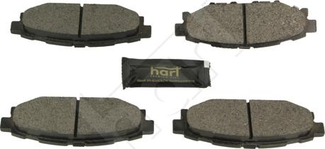 Hart 260 749 - Гальмівні колодки, дискові гальма autozip.com.ua