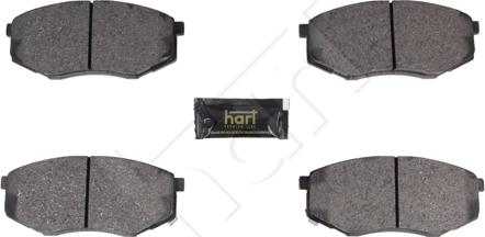 Hart 261 853 - Гальмівні колодки, дискові гальма autozip.com.ua
