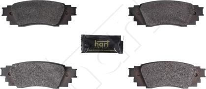 Hart 261 827 - Гальмівні колодки, дискові гальма autozip.com.ua