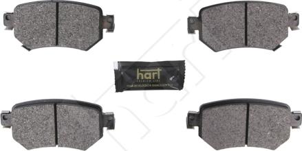 Hart 261 791 - Гальмівні колодки, дискові гальма autozip.com.ua