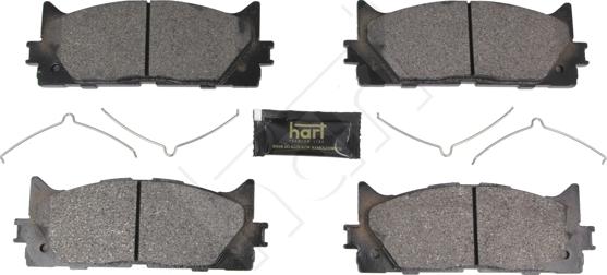 Hart 261 741 - Гальмівні колодки, дискові гальма autozip.com.ua