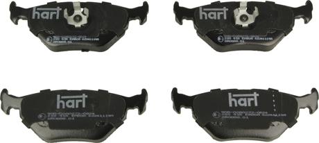 Hart 215 915 - Гальмівні колодки, дискові гальма autozip.com.ua