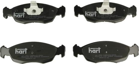 Hart 215 894 - Гальмівні колодки, дискові гальма autozip.com.ua