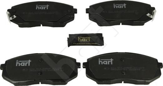 Hart 211 814 - Гальмівні колодки, дискові гальма autozip.com.ua