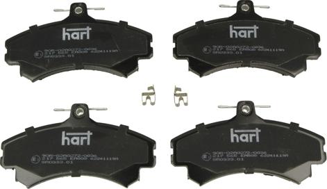 Hart 217 565 - Гальмівні колодки, дискові гальма autozip.com.ua