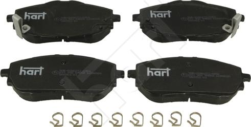 Hart 231 992 - Гальмівні колодки, дискові гальма autozip.com.ua