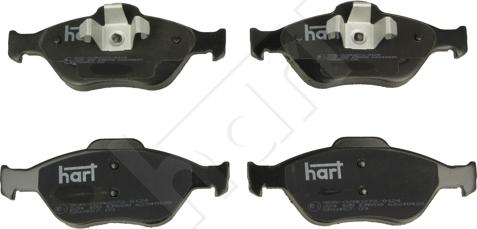 Hart 224 185 - Гальмівні колодки, дискові гальма autozip.com.ua