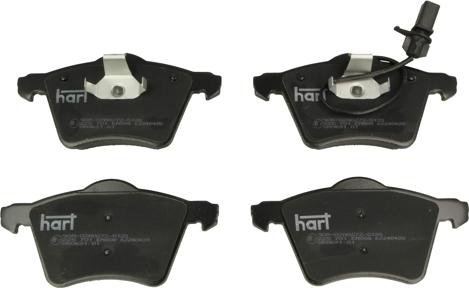 Hart 225 701 - Гальмівні колодки, дискові гальма autozip.com.ua