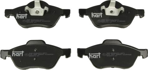 Hart 226 040 - Гальмівні колодки, дискові гальма autozip.com.ua