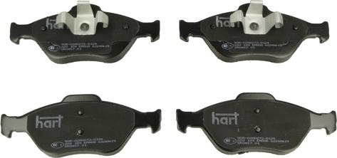 Hart 220 189 - Гальмівні колодки, дискові гальма autozip.com.ua