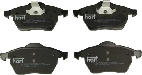 Hart 220 188 - Гальмівні колодки, дискові гальма autozip.com.ua