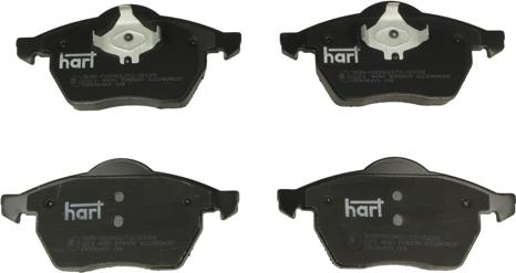 Hart 221 400 - Гальмівні колодки, дискові гальма autozip.com.ua