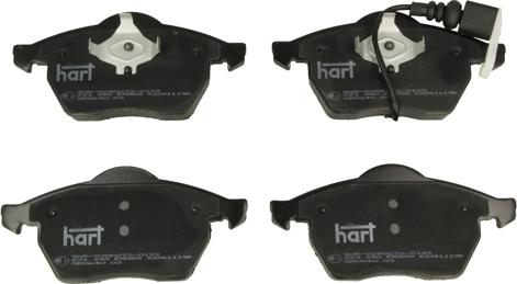 Hart 221 640 - Гальмівні колодки, дискові гальма autozip.com.ua