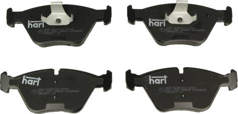 Hart 221 650 - Гальмівні колодки, дискові гальма autozip.com.ua