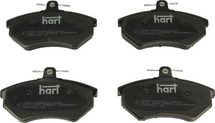 Hart 221 603 - Гальмівні колодки, дискові гальма autozip.com.ua