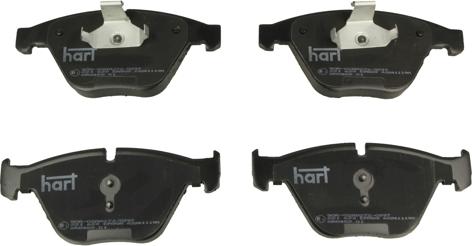 Hart 221 623 - Гальмівні колодки, дискові гальма autozip.com.ua
