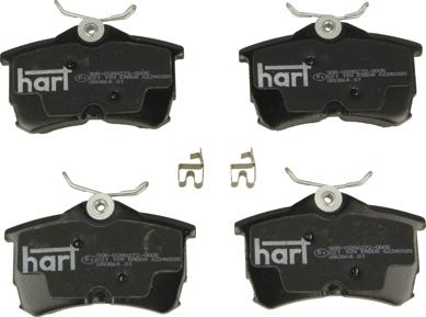 Hart 221 109 - Гальмівні колодки, дискові гальма autozip.com.ua