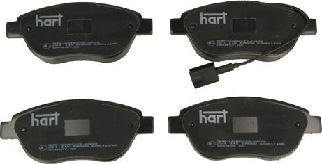 Hart 221 115 - Гальмівні колодки, дискові гальма autozip.com.ua
