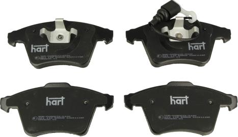Hart 221 118 - Гальмівні колодки, дискові гальма autozip.com.ua
