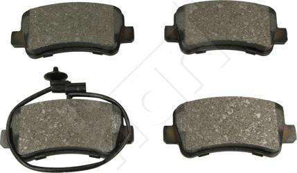 Hart 228 856 - Гальмівні колодки, дискові гальма autozip.com.ua