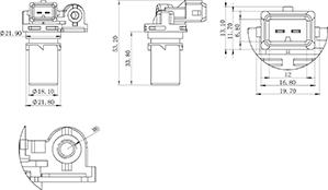 HC-Cargo 150698 - Датчик імпульсів, колінчастий вал autozip.com.ua