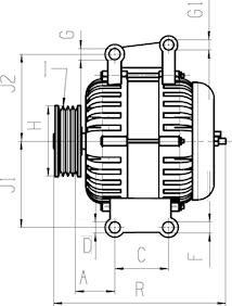 HC-Cargo 116463 - Генератор autozip.com.ua