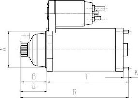 HC-Cargo F032115376 - Стартер autozip.com.ua