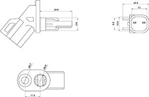 HC-Cargo 181911 - Датчик ABS, частота обертання колеса autozip.com.ua