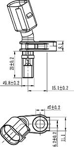 HC-Cargo 181858 - Датчик ABS, частота обертання колеса autozip.com.ua