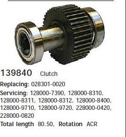 HC-Cargo 139840 - Провідна шестерня, стартер autozip.com.ua