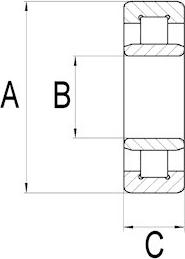 HC-Cargo F032140515 - Підшипник контактного кільця, генератор autozip.com.ua
