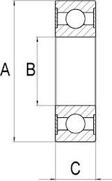 HC-Cargo F 032 142 271 - Підшипник контактного кільця, генератор autozip.com.ua