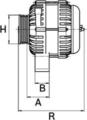HC-Cargo F 032 113 611 - Генератор autozip.com.ua