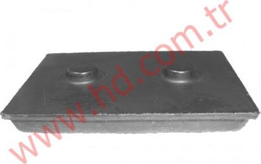 HD HD 9107 - Пластина зносу, листова ресора autozip.com.ua