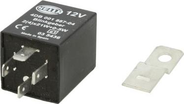 HELLA 4DB 001 887-041 - Переривник покажчиків повороту autozip.com.ua