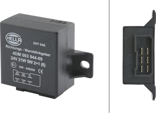 HELLA 4DM 003 944-091 - Переривник покажчиків повороту autozip.com.ua