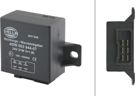 HELLA 4DW 003 944-071 - Переривник покажчиків повороту autozip.com.ua