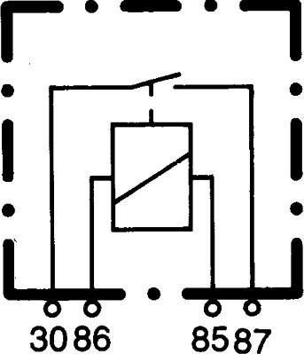 HELLA 4RA 003 437-111 - Реле, робочий струм autozip.com.ua