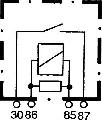 HELLA 4RA 007 793-041 - Реле, робочий струм autozip.com.ua