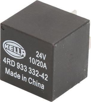 HELLA 4RD 933 332-421 - Реле, робочий струм autozip.com.ua