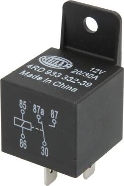 HELLA 4RD 933 332-391 - Реле, робочий струм autozip.com.ua