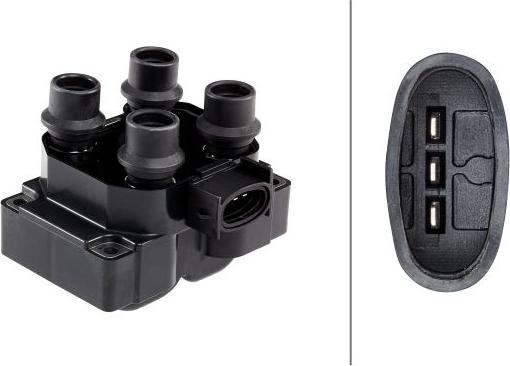 HELLA 5DA 193 175-401 - Котушка запалювання autozip.com.ua