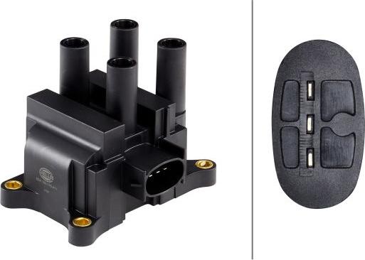 HELLA 5DA 193 175-411 - Котушка запалювання autozip.com.ua