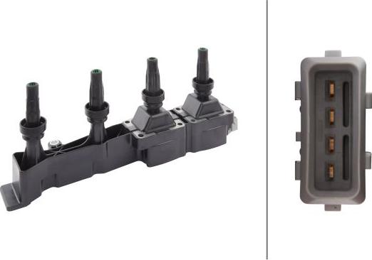 HELLA 5DA 193 175-731 - Котушка запалювання autozip.com.ua