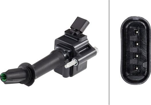 HELLA 5DA 358 057-921 - Котушка запалювання autozip.com.ua